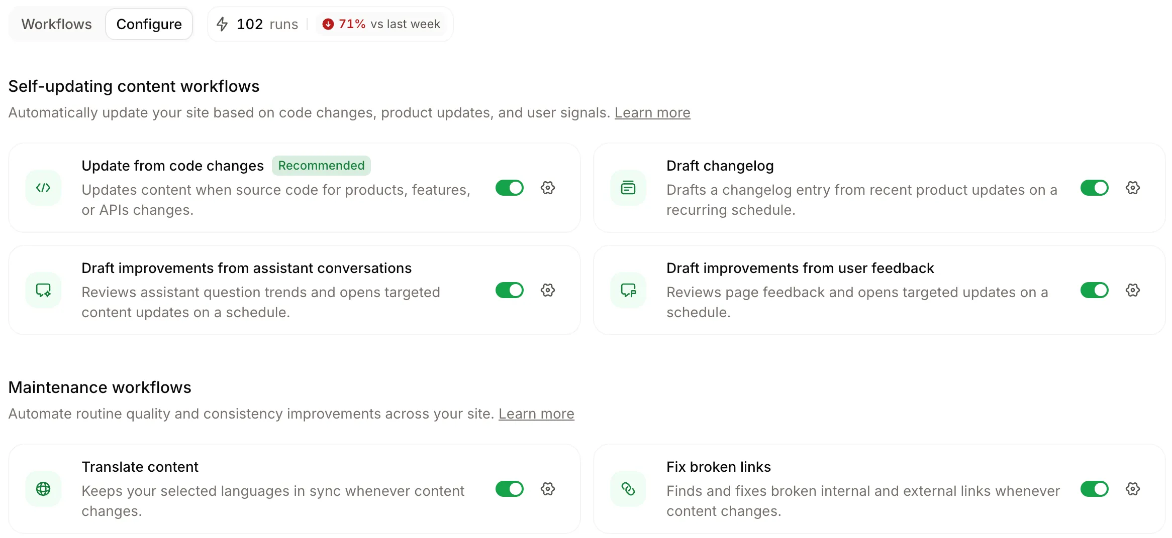 Screenshot of the Mintlify web editor